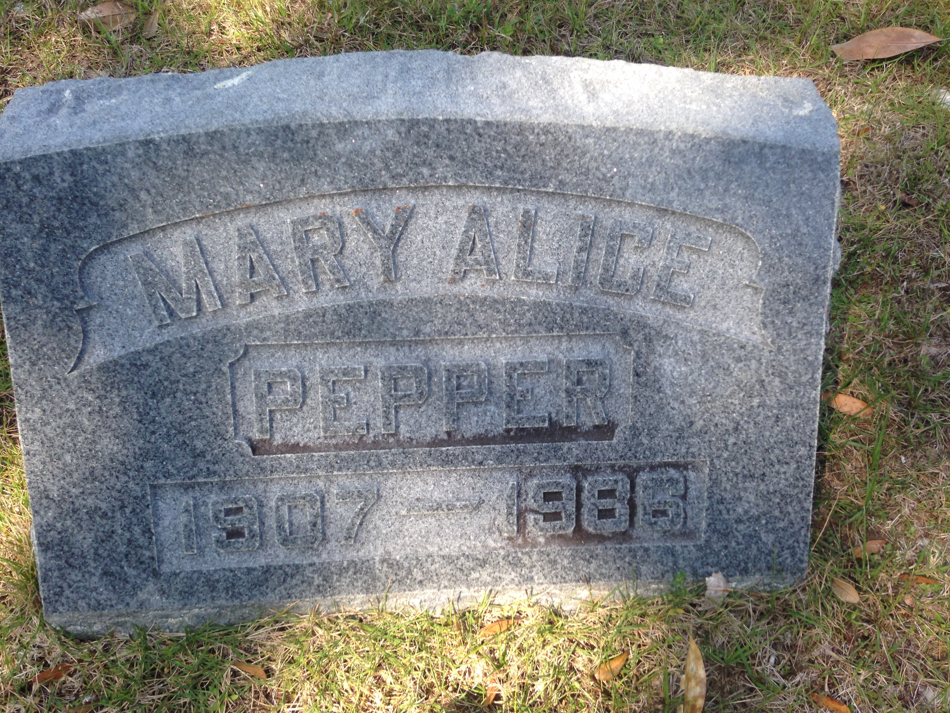 Mary Alice Pepper